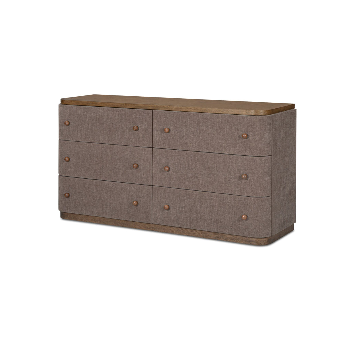 Simone 6 Drawer Dresser Brown product image additional 5