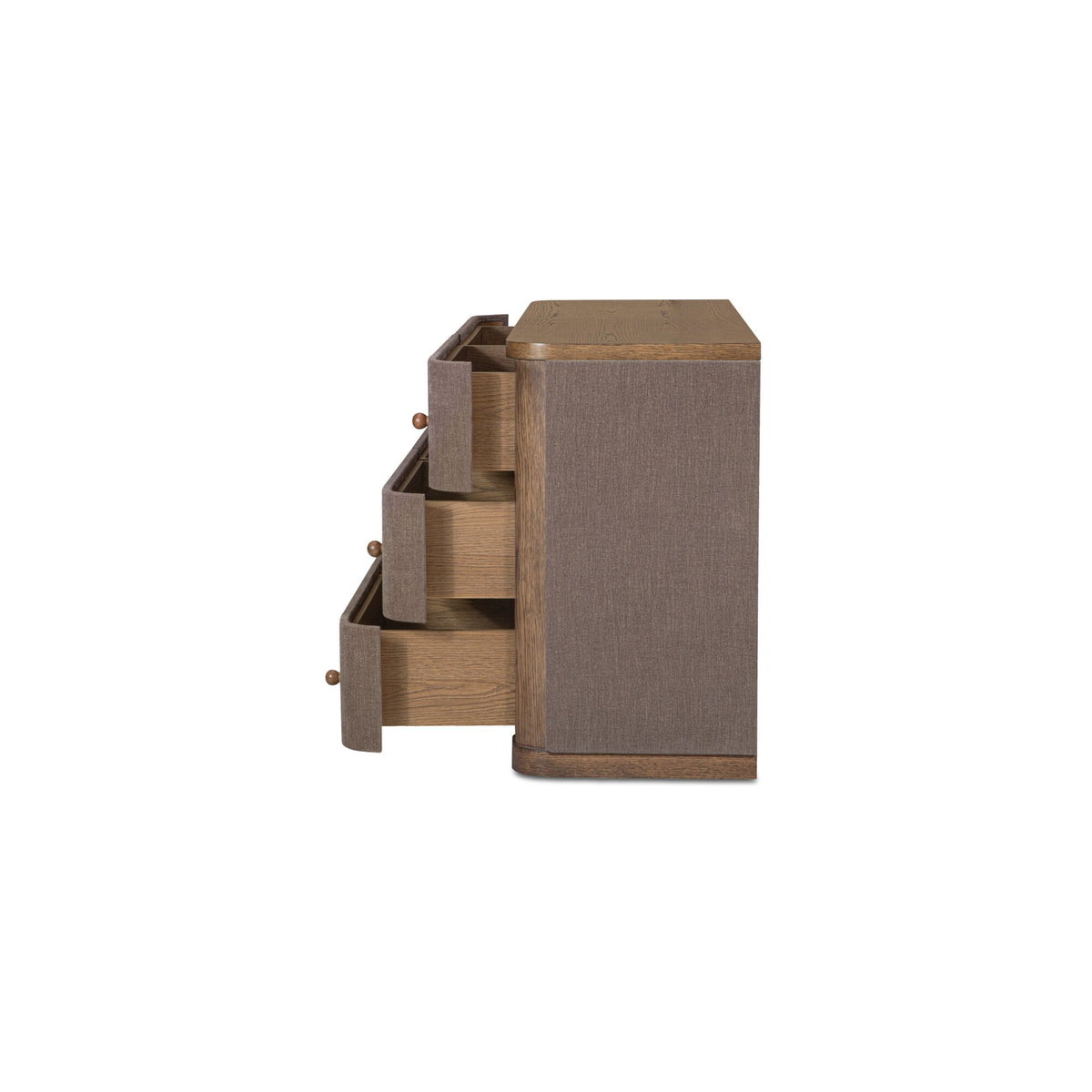 Simone 6 Drawer Dresser Brown product image additional 3