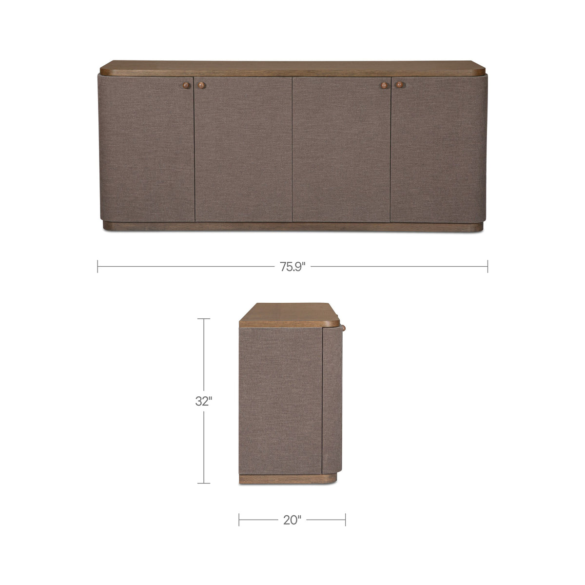 Simone Sideboard Brown lifestyle image 8