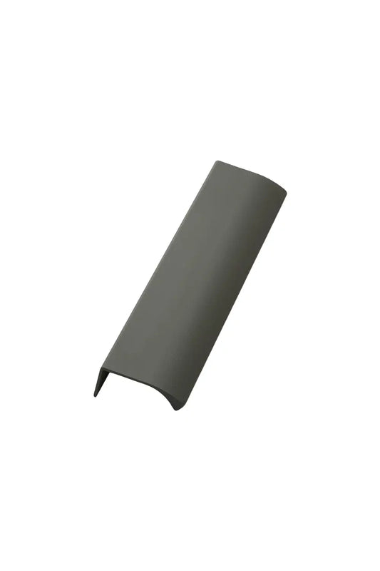 Taupe Textured "Edge Straight" Tab Drawer Pulls.