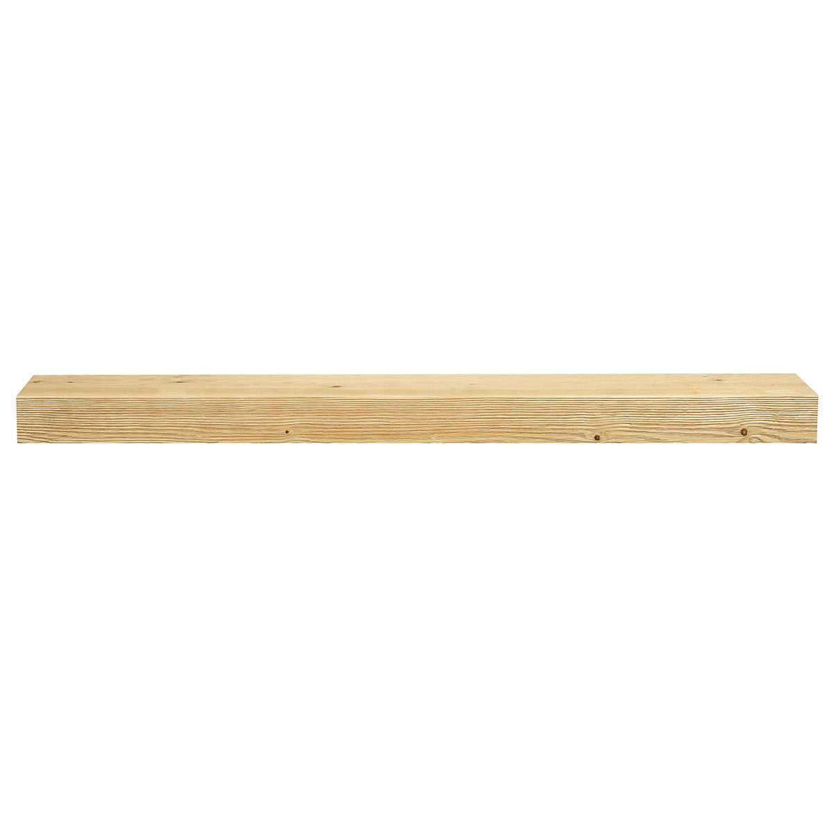 Textured Solid Floating Timber Fireplace Mantel Shelf.