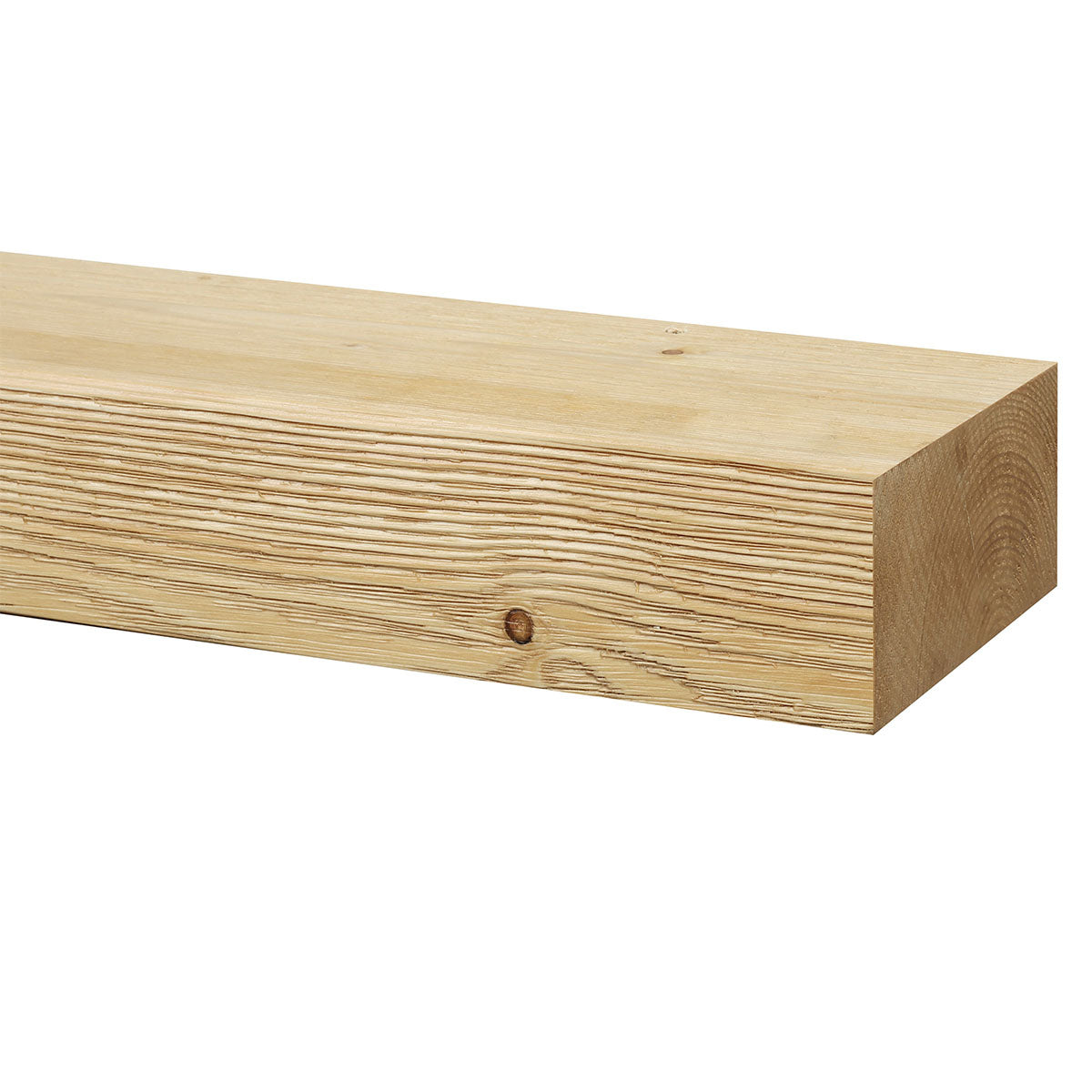 Textured Solid Floating Timber Fireplace Mantel Shelf.
