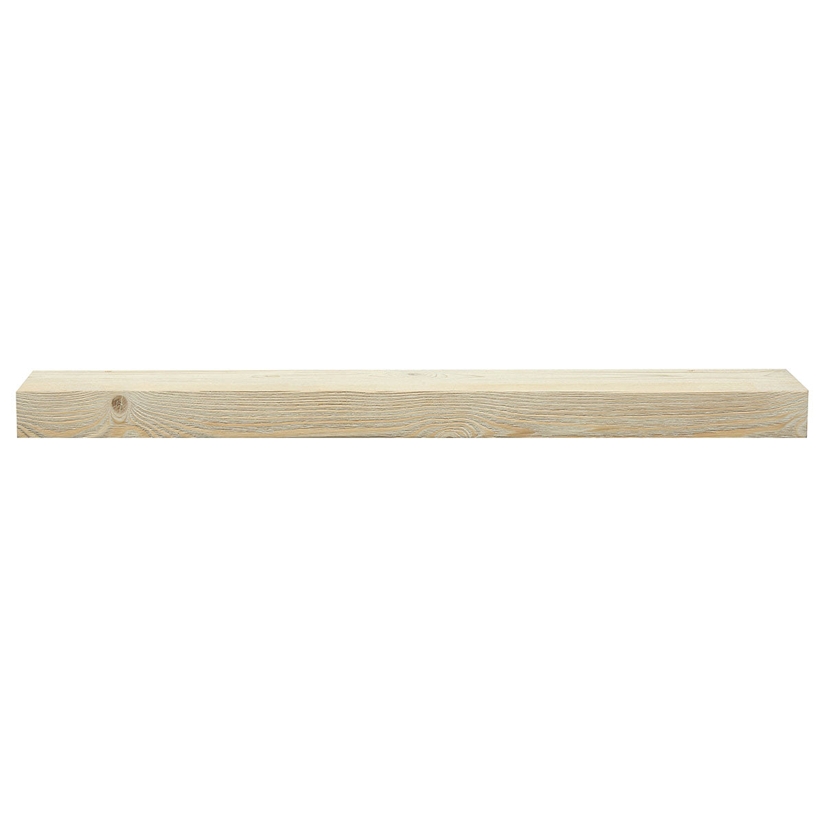 Textured Solid Floating Timber Fireplace Mantel Shelf.