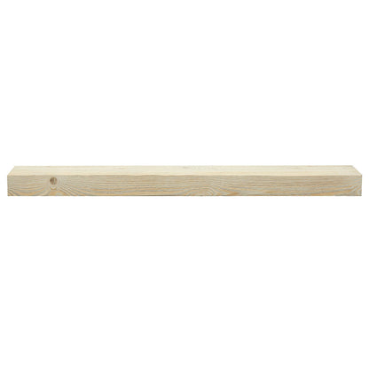 Textured Solid Floating Timber Fireplace Mantel Shelf.