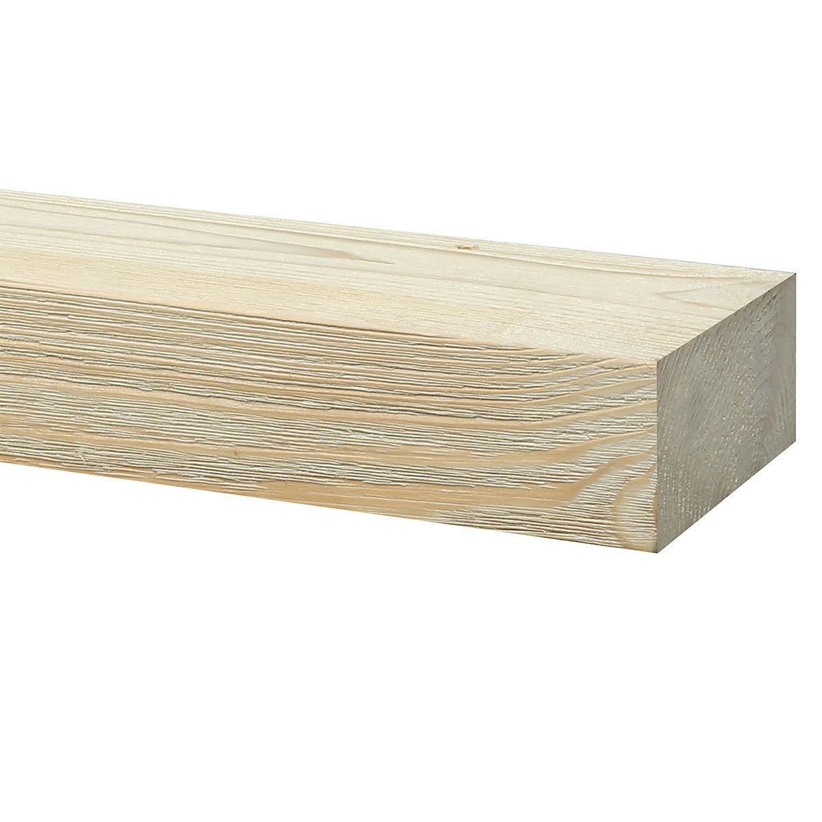 Textured Solid Floating Timber Fireplace Mantel Shelf.
