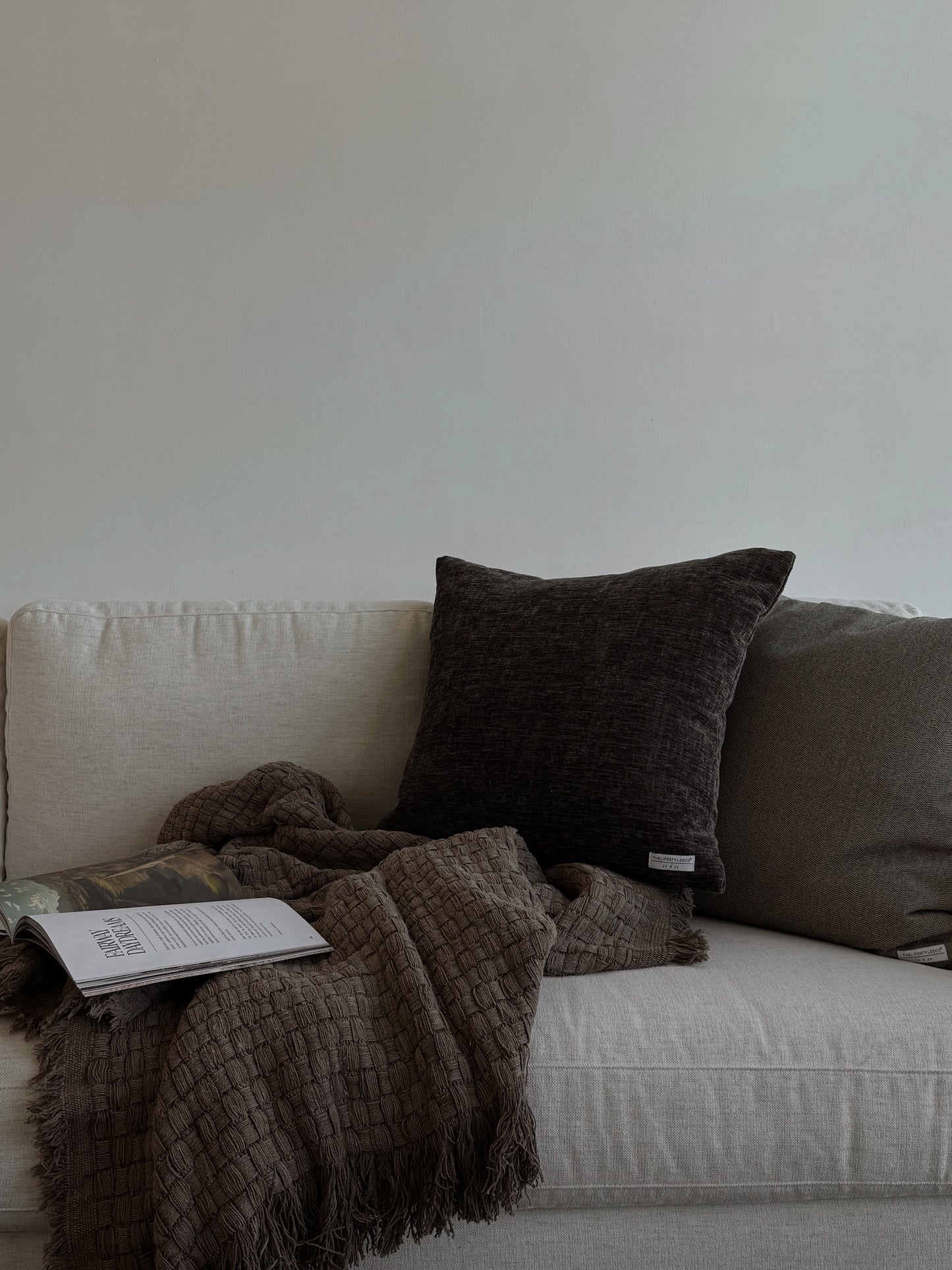 Carys Chenille Pillow - Deep Forest - 3 Sizes