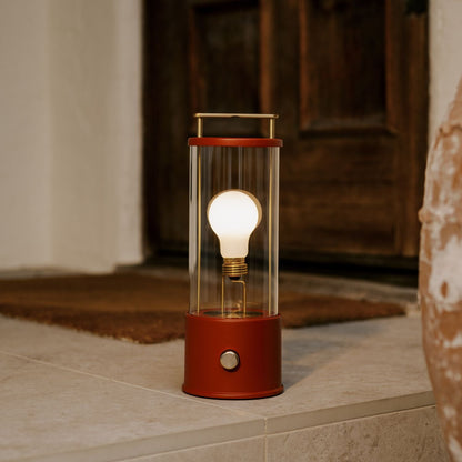 The Muse 1.0 Portable Lamp in Pomona Red.