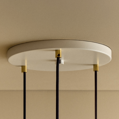 Triple Pendant in Oak + Sphere IV.