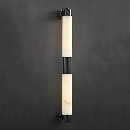 Tube Alabaster Wall Sconce