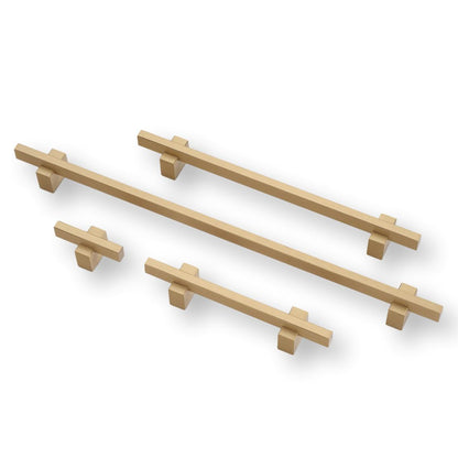 Lew's Two Tone Series Knobs and Handles Brushed Brass.
