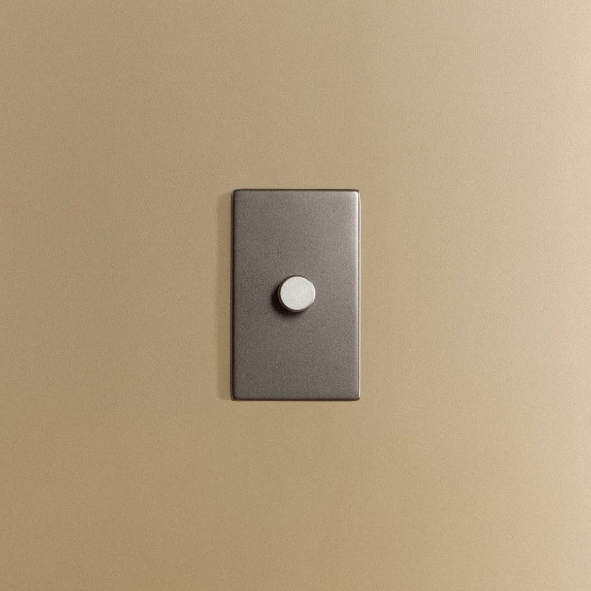 Single Rotary Wall Dimmer in Graphite.