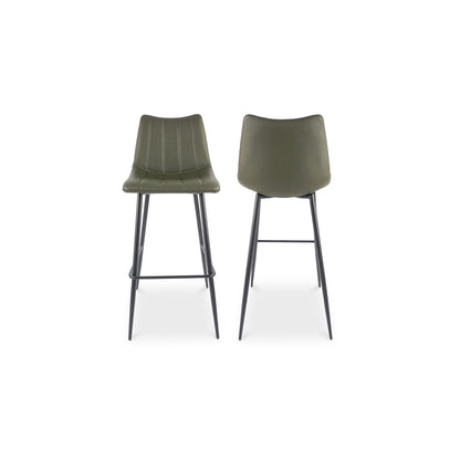 Alibi Bar Stool Dark Green - Set of Two view 3
