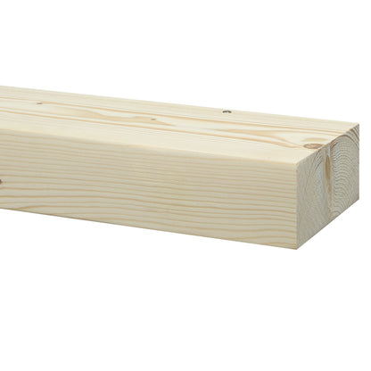 Smooth Solid Floating Timber Fireplace Mantel Shelf.