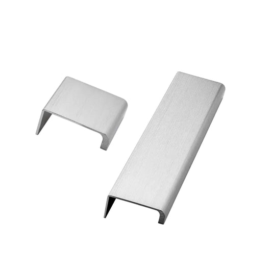 Edge Satin Steel "Artisan" Drawer Pulls.