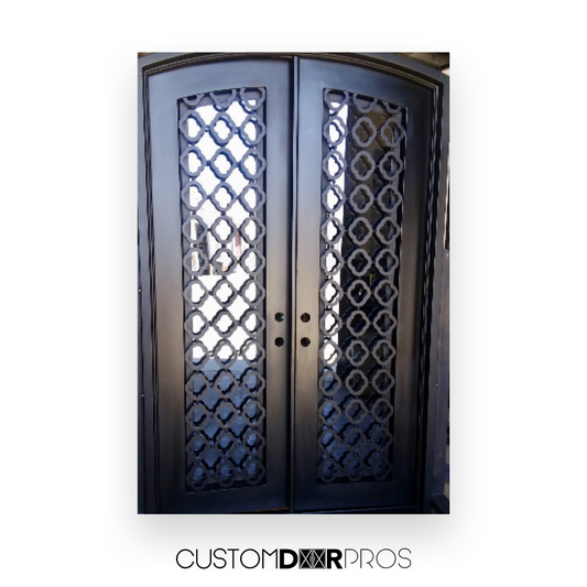 Dia Cut Double Iron Doors