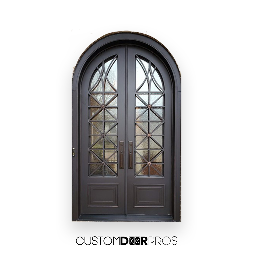 Ares Round Top Double Iron Door