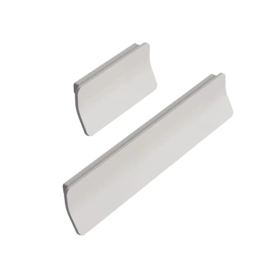 Light Beige "Leaf" Tab Drawer Pulls.