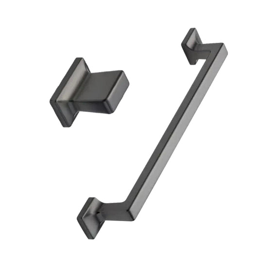 Gun Metal "Heirloom" Knob and Drawer Pulls.