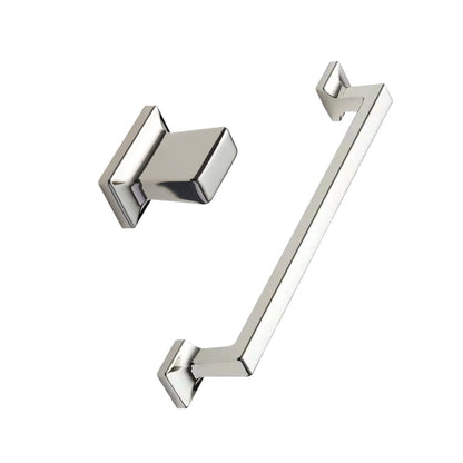 Polished Nickel "Heirloom" Knob and Drawer Pulls.