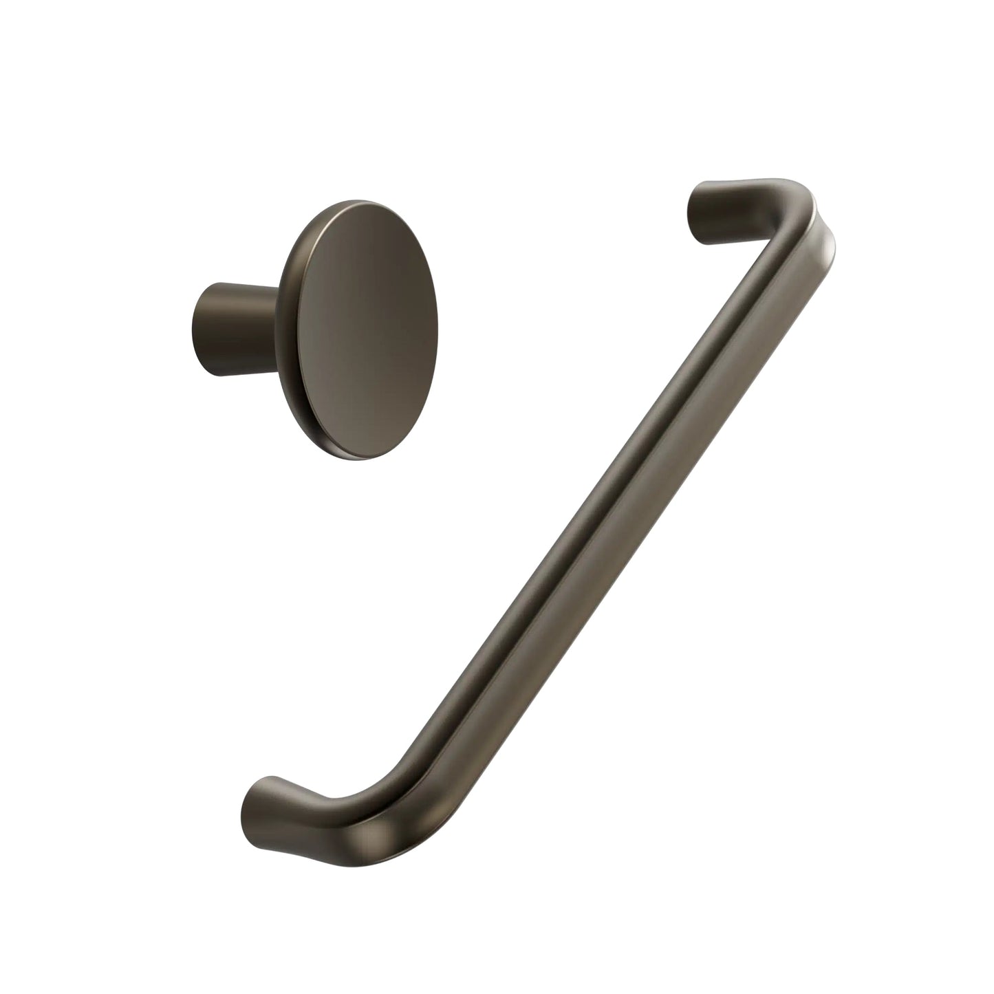 Dark Bronze "Terra" Cabinet Knob and Drawer Pulls.
