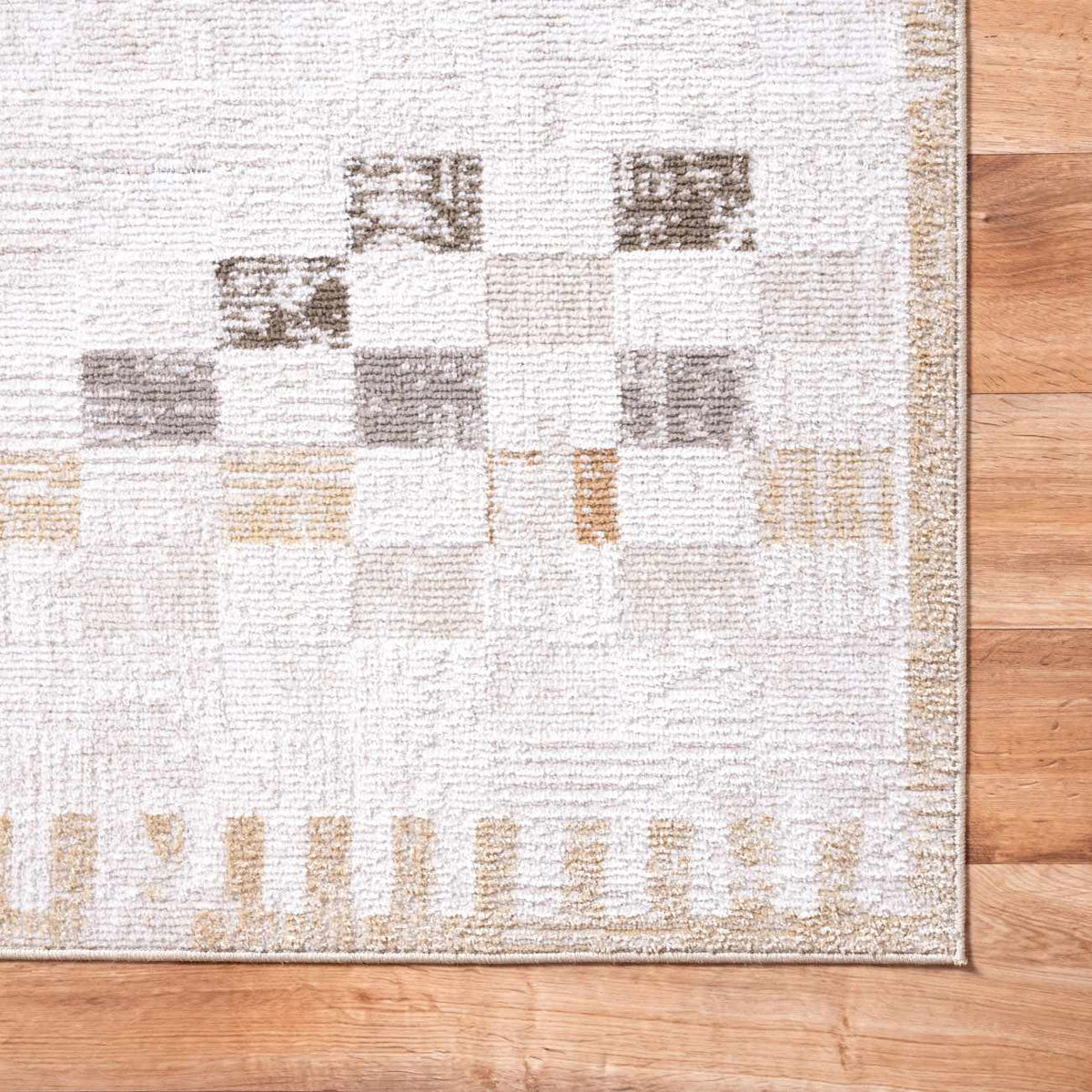 Kanika Checkered Area Rug