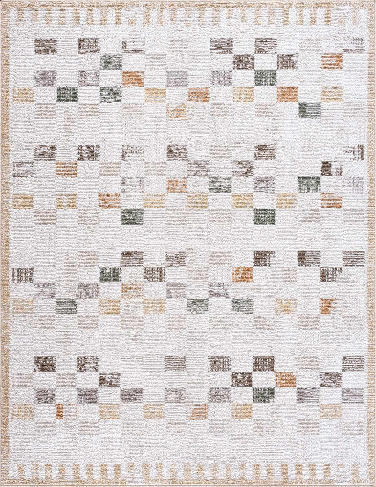 Kanika Checkered Area Rug