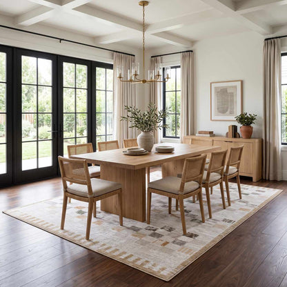 Kanika Checkered Area Rug