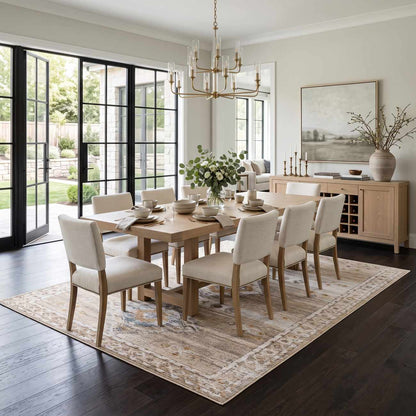 Fumiyo Bordered Area Rug