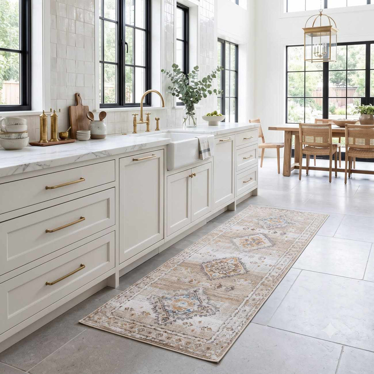 Fumiyo Bordered Area Rug