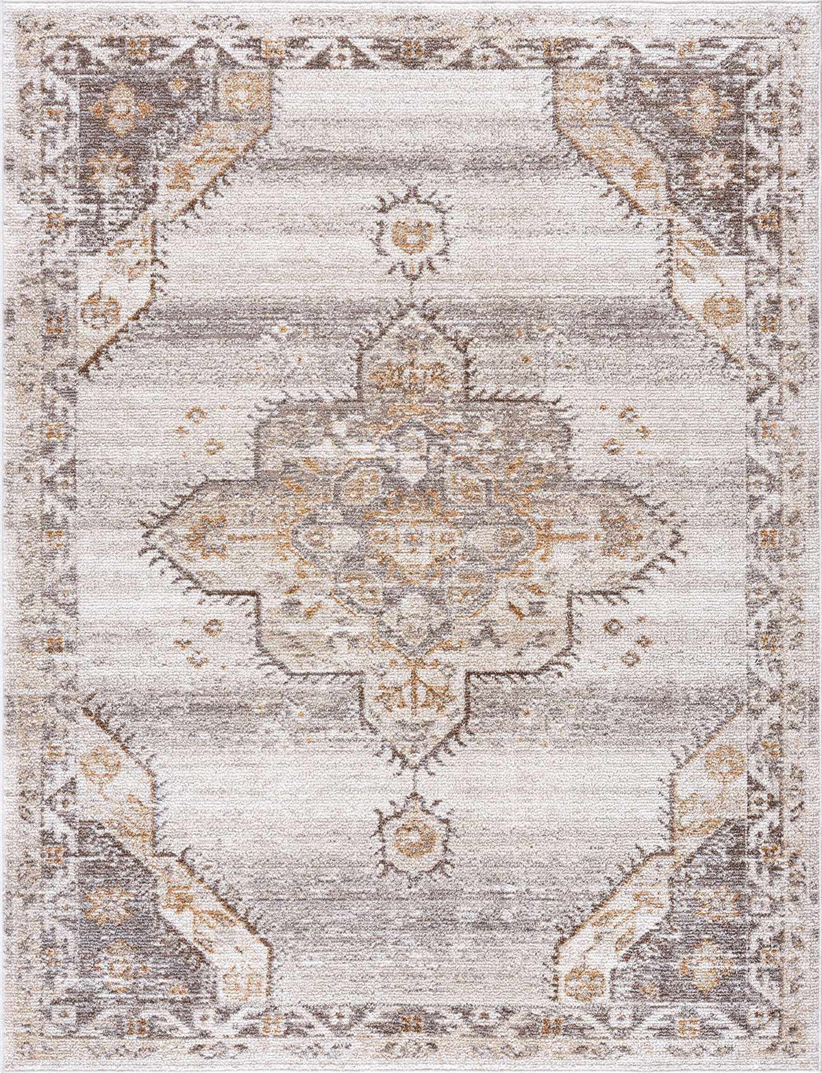Keltie Beige Medallion Area Rug