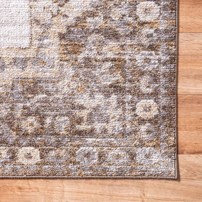 Keeran Tan Medallion Area Rug