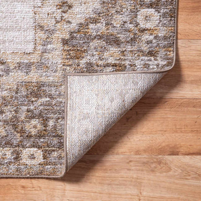 Keeran Tan Medallion Area Rug