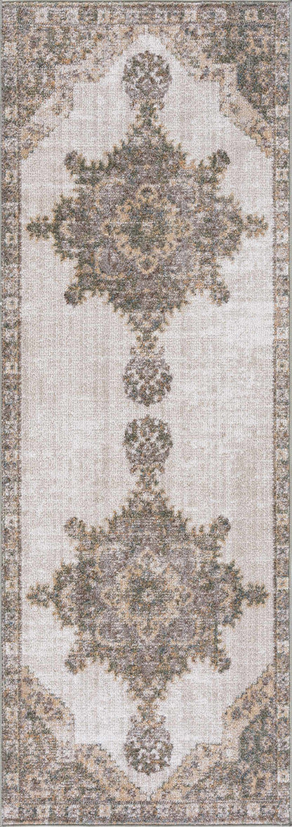 Keeran Ivory Medallion Area Rug