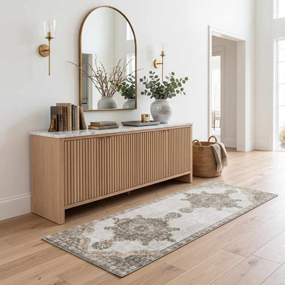 Keeran Ivory Medallion Area Rug
