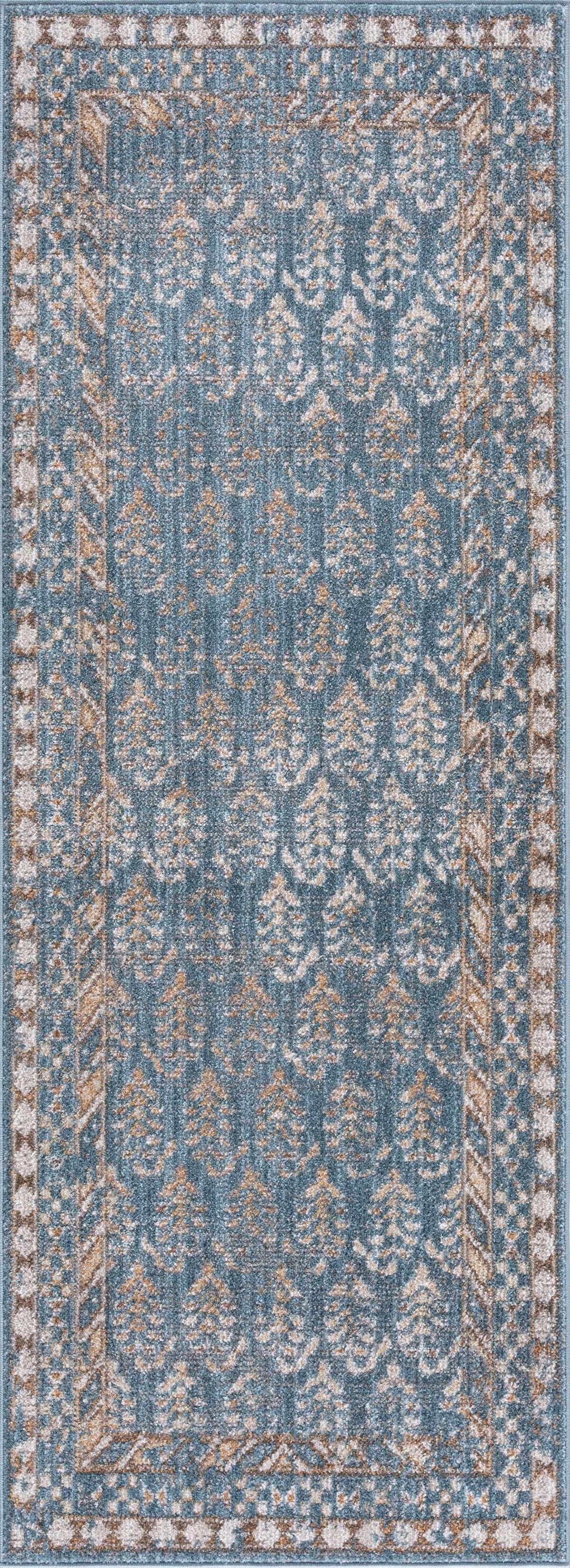 Korbin Blue Natural Area Rug