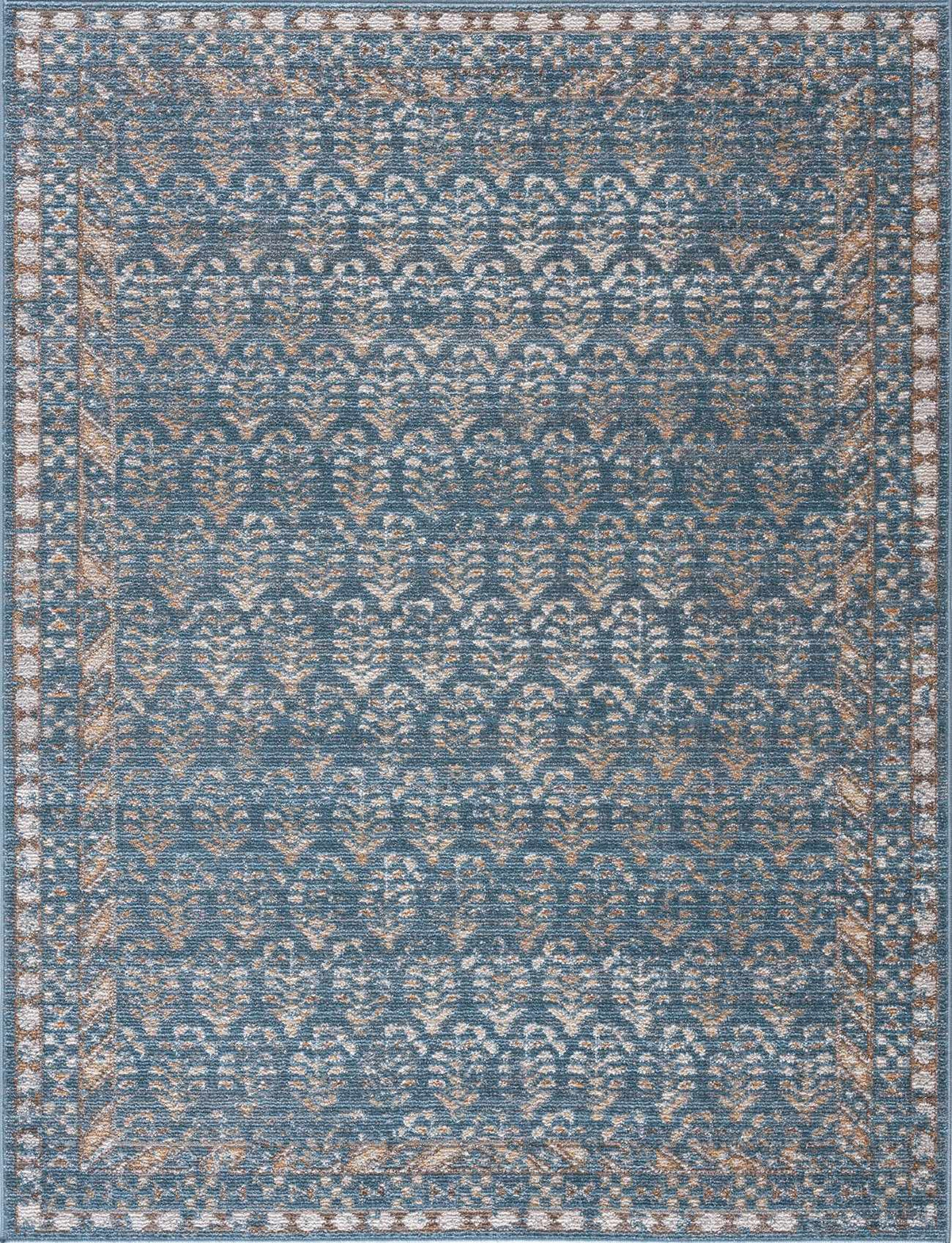 Korbin Blue Natural Area Rug