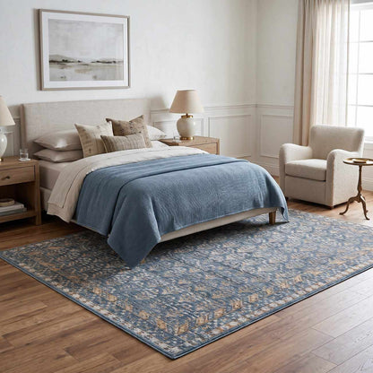 Korbin Blue Natural Area Rug