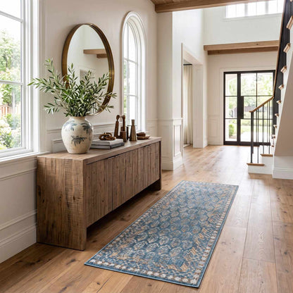 Korbin Blue Natural Area Rug