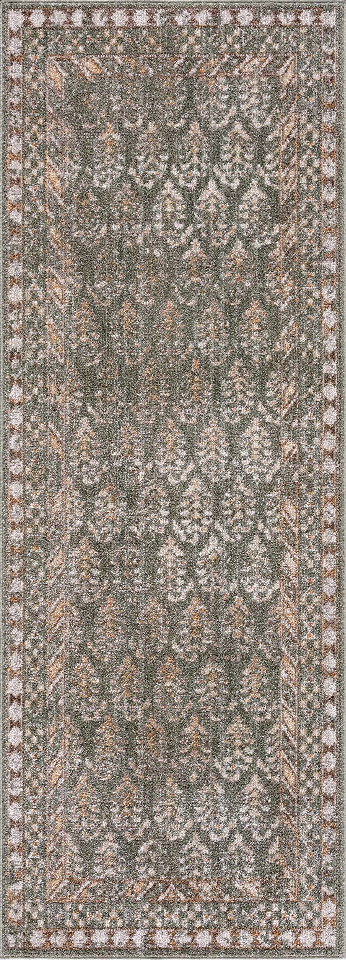 Korbin Green Natural Area Rug