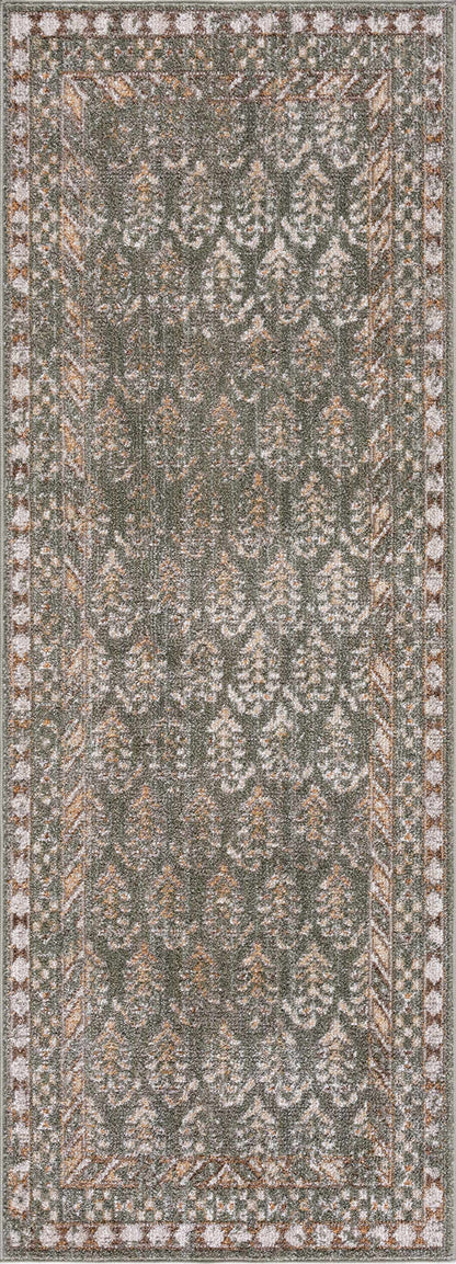 Korbin Green Natural Area Rug