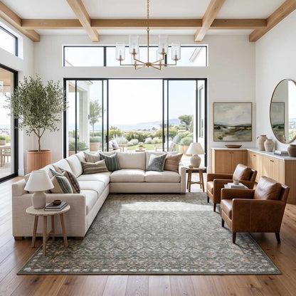 Korbin Green Natural Area Rug
