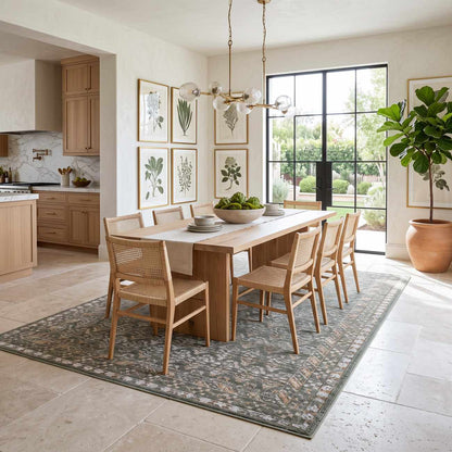 Korbin Green Natural Area Rug
