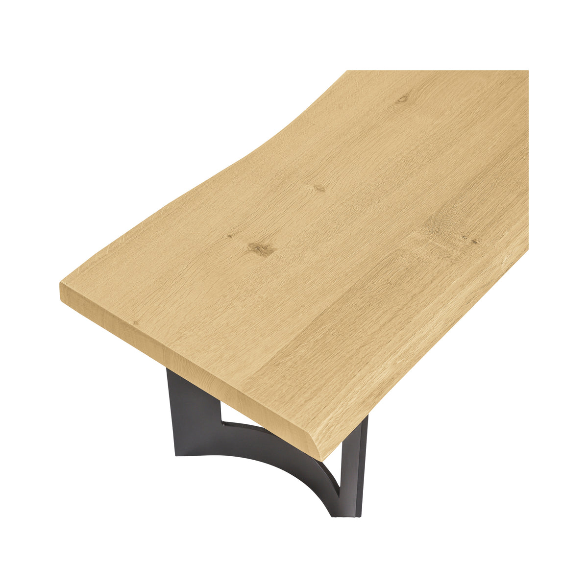 Bent Bench Small Oak additional view