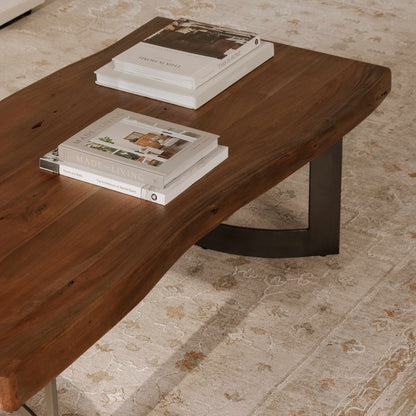 Bent Coffee Table Brown - lifestyle 2