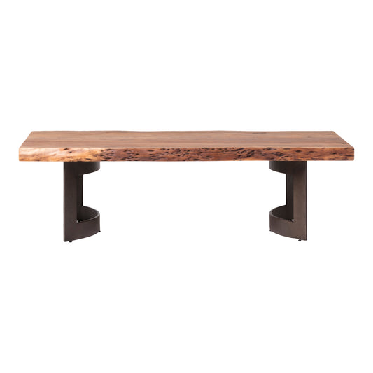 Bent Coffee Table Brown - white background