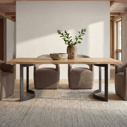 Bent Dining Table Extra Small Oak additional view