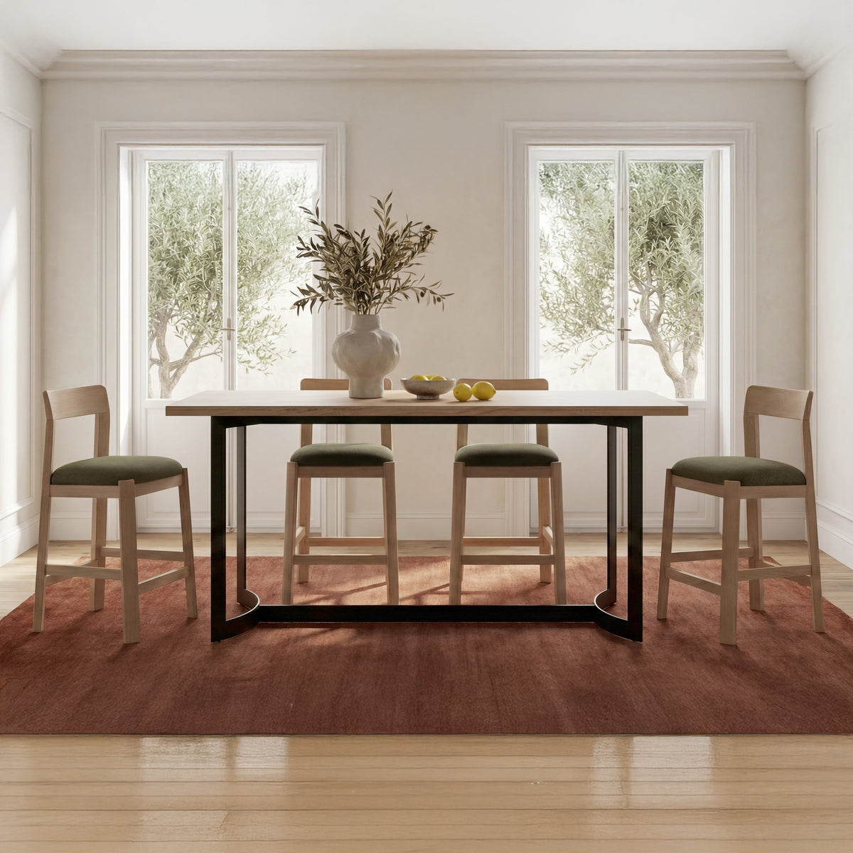 Bent Counter Table Oak additional view
