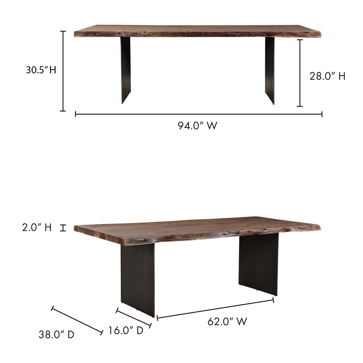 Howell Dining Table Natural - lifestyle 3