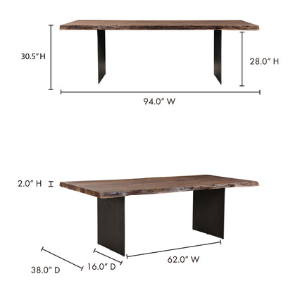 Howell Dining Table Natural - lifestyle 3