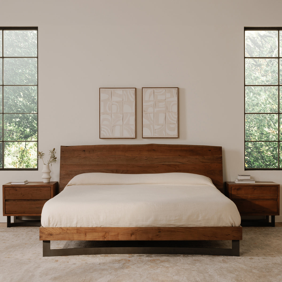 Bent Nightstand Brown - lifestyle 2
